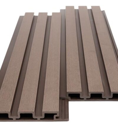 WPC PANEL ΜΕ 3D ΠΗΧΑΚΙΑ 25/176.5mm D.BROWN 8530 NewPlan
