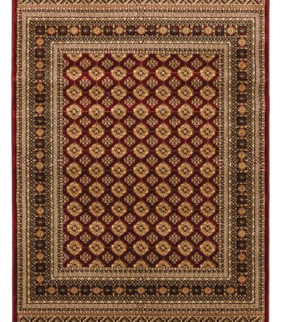 ΧΑΛΙ PERSIA 7838 BURGUNDY ΜΕ ΚΡΟΣΣΙ - SET067(2x140